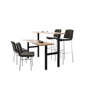 Square Block Table